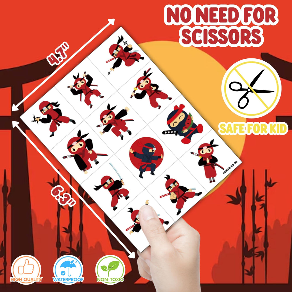 Pack ninja 72 pièces 91BALLOONS, démarrage rapide d'une atmosphère thématique