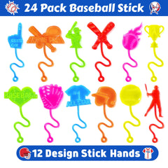 91STICKYHAND mains-stick-baseball: jouet sensoriel pour concentration et jeu.