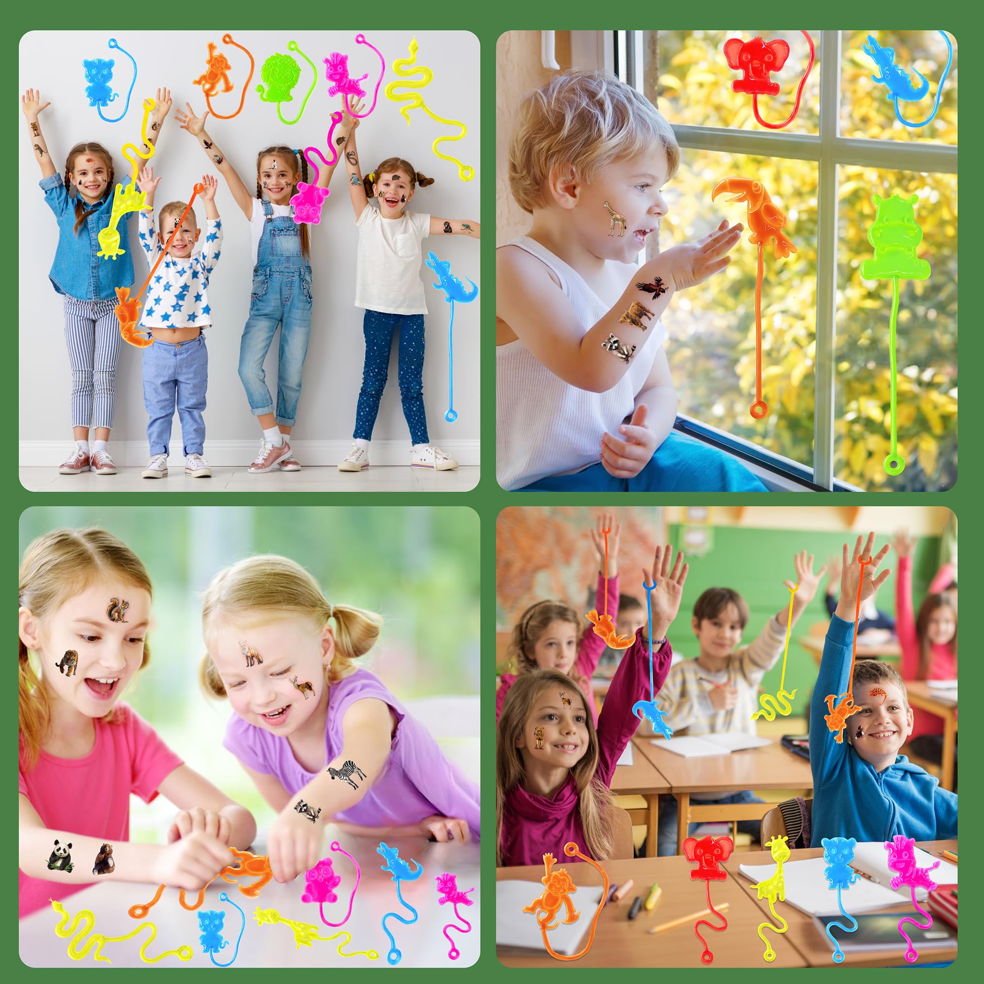 Couleurs vives et motifs Animal Jungle stimulant l’imagination.