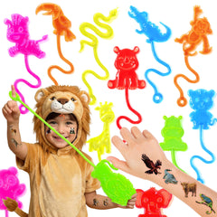 Mains adhésives Animal Jungle 91STICKYHAND pour divertir les enfants en toute sécurité.