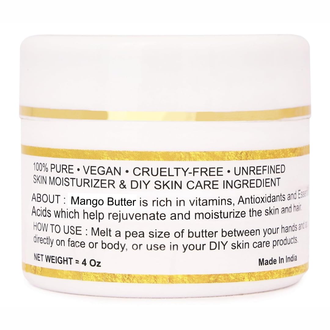 Bless International Beurre mangue bio, texture crème naturelle, application facile.
