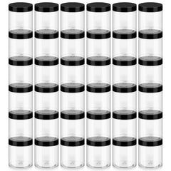 Bocaux Loretoy en plastique 8oz avec couvercles, rangement sûr et portable.