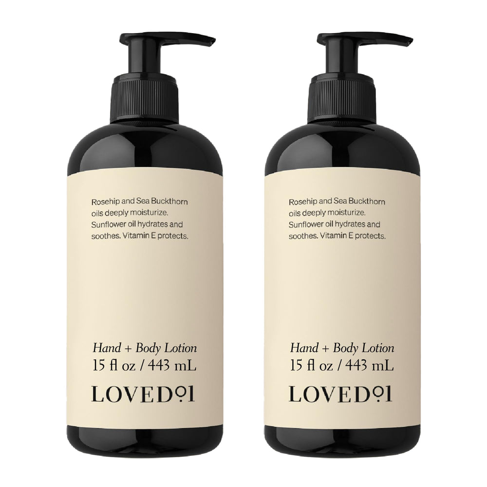 Loved01 creme-main-corps-legere-pompe, hydratation rapide et douceur quotidienne.