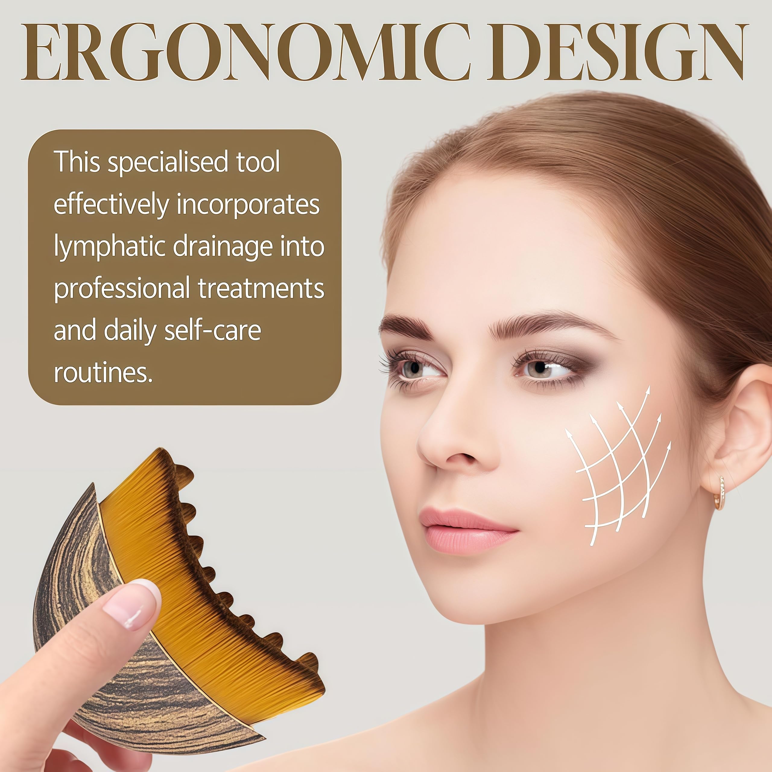 Brosse soin visage absorption sérums A Curated Vibe pour une meilleure assimilation.