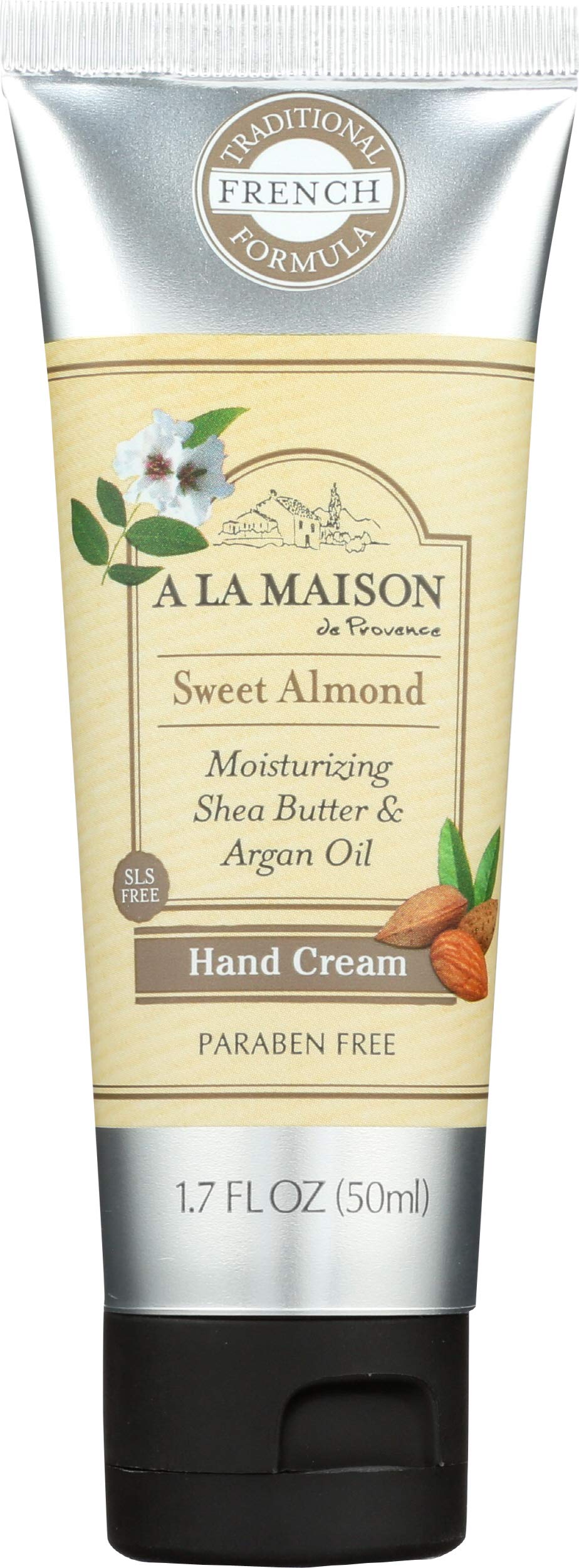 Crème pour les mains A LA MAISON – flacon élégant, hydratation rapide pour mains sèches.