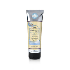 Lotion A LA MAISON mains et corps, vue façade, hydratation rapide