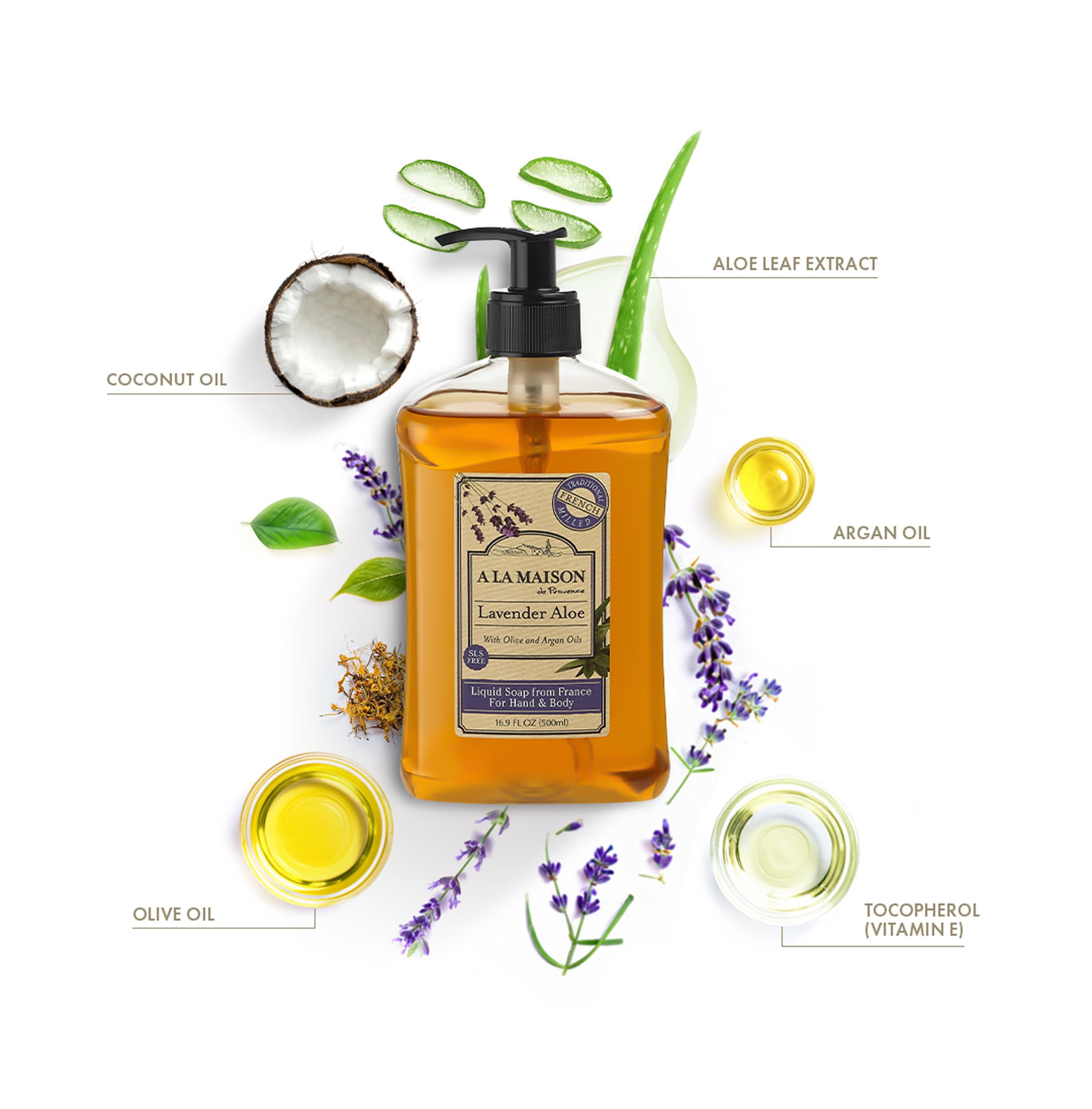 A LA MAISON Provence Lavande Aloe – mousse douce pour les mains et soin quotidien.