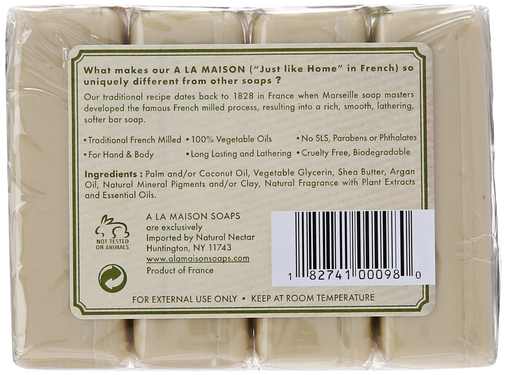 A LA MAISON Savon menthe romarin, texture mousseuse, soin nourrissant pour les mains.