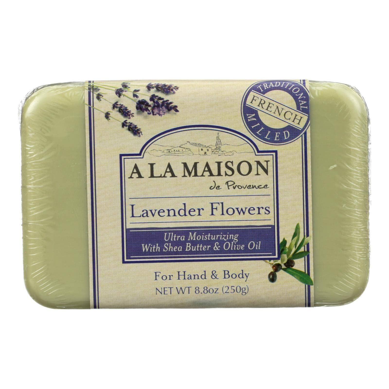 Savon A LA MAISON lavande-fleurs, hydratation délicate pour la peau