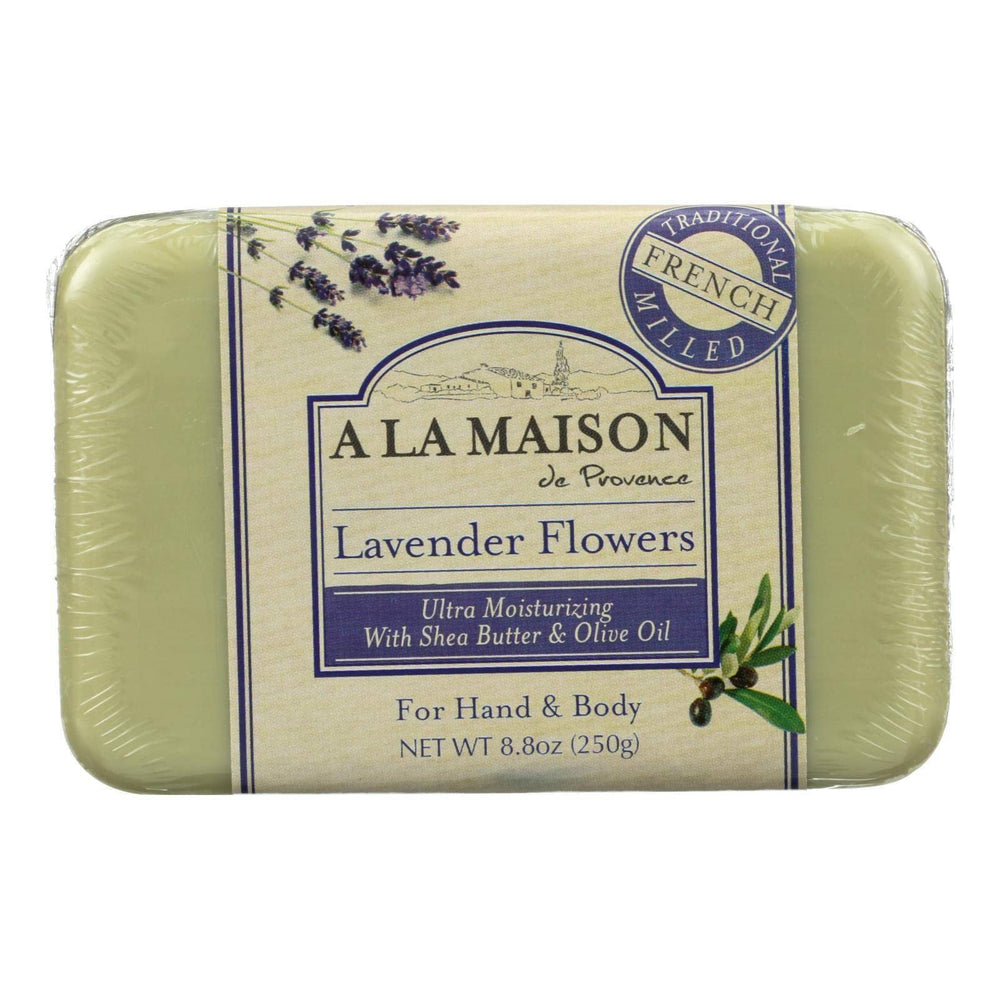 Savon A LA MAISON lavande-fleurs, hydratation délicate pour la peau