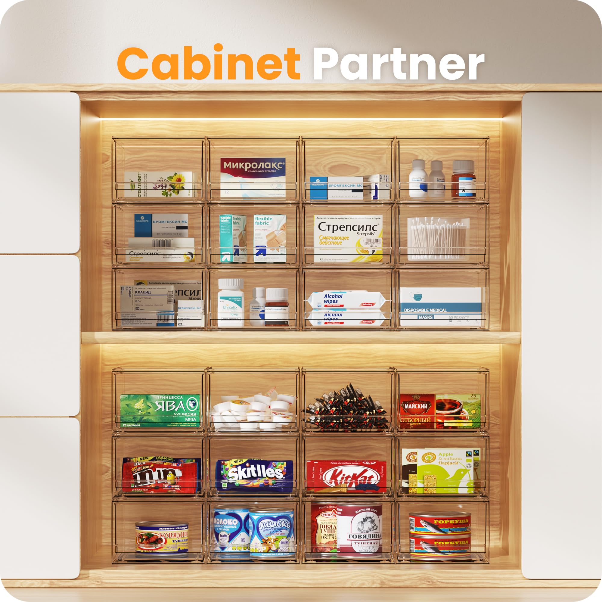 Rangement cuisine A-LuGei pour épices et snacks bien ordonnés.