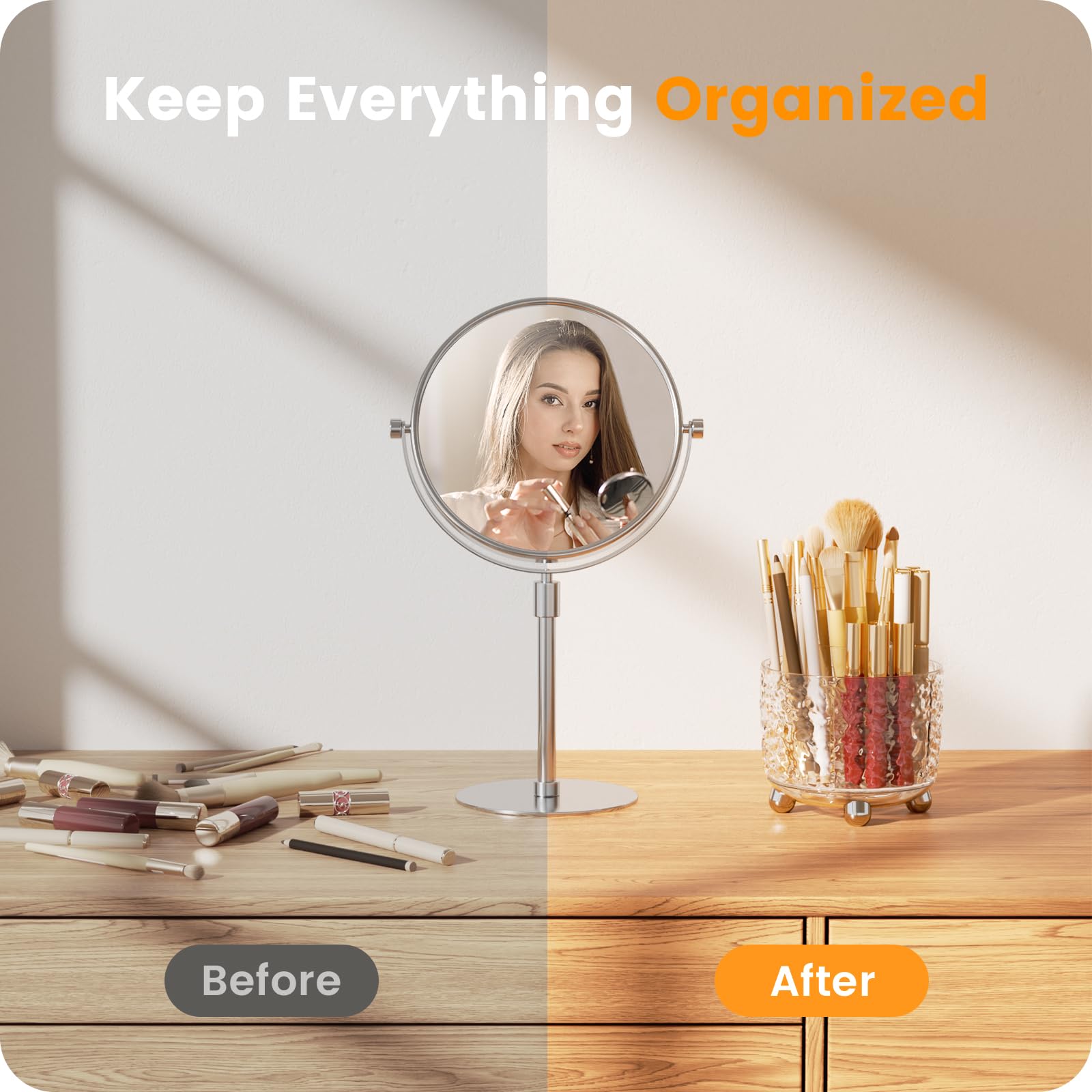 Rangement multi-usage A-LuGei, parfait pour la salle de bains et le bureau.