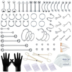 A-minusone 98 pièces kit piercing – vue d ensemble polyvalente