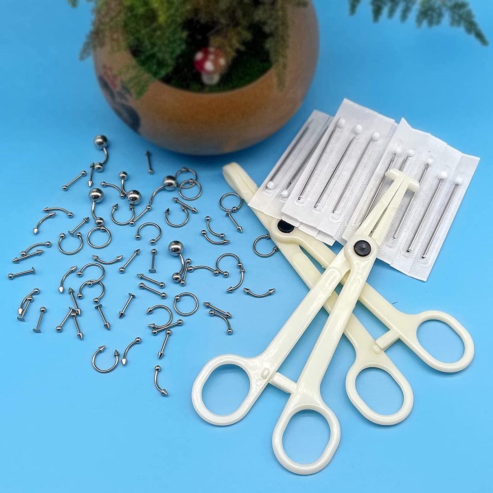 A-minusone anneaux fer à cheval 16g, alternatives polyvalentes pour nez et oreilles.