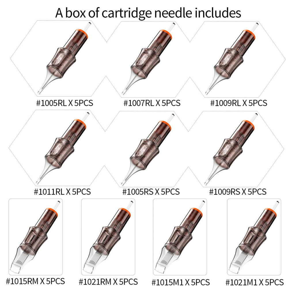 Cartouches A-minusone compatibles avec la plupart des stylos rotatifs.