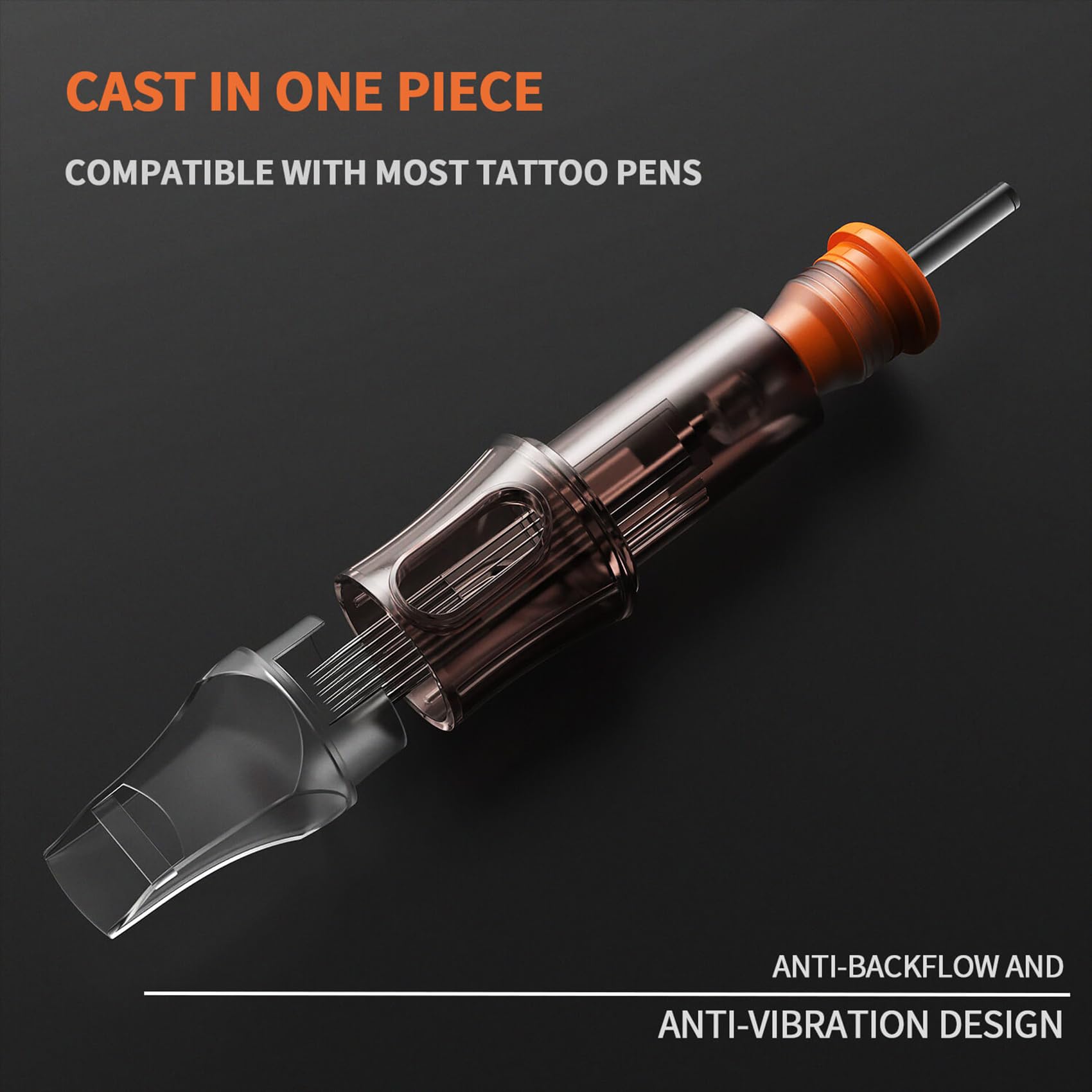 Compatibilité A-minusone avec la plupart des stylos rotatifs utilisés en tatouage.