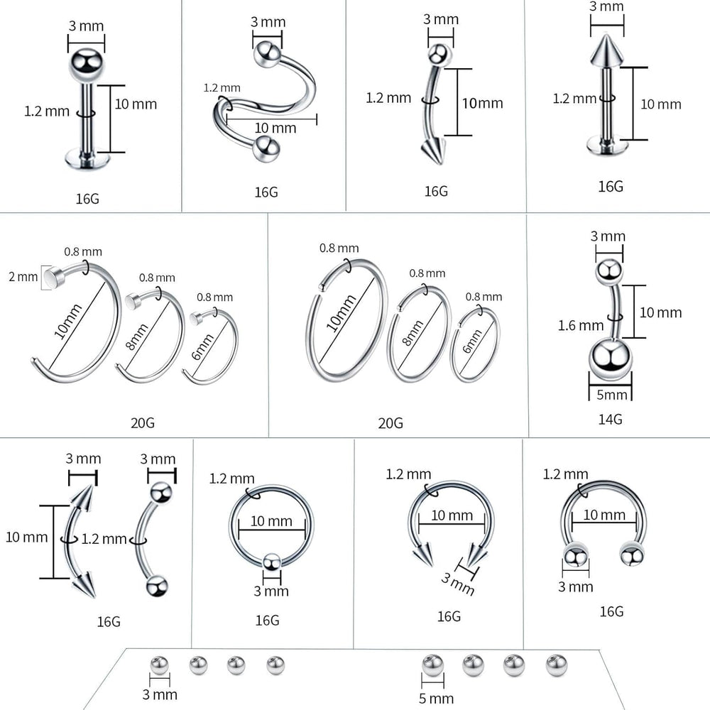 Outils de piercing A-minusone, pinces et outils essentiels inclus