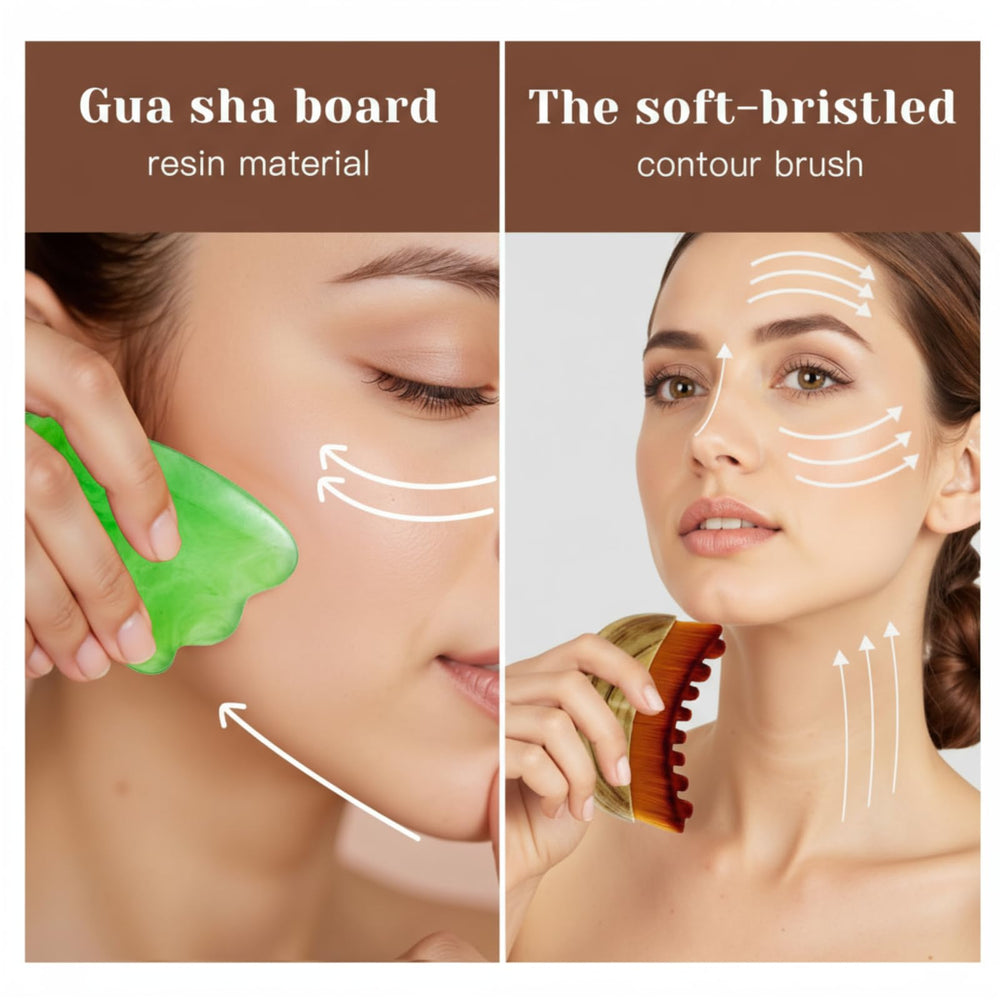 AAESG brosse contour ligne mâchoire pour réduire gonflements et tension.