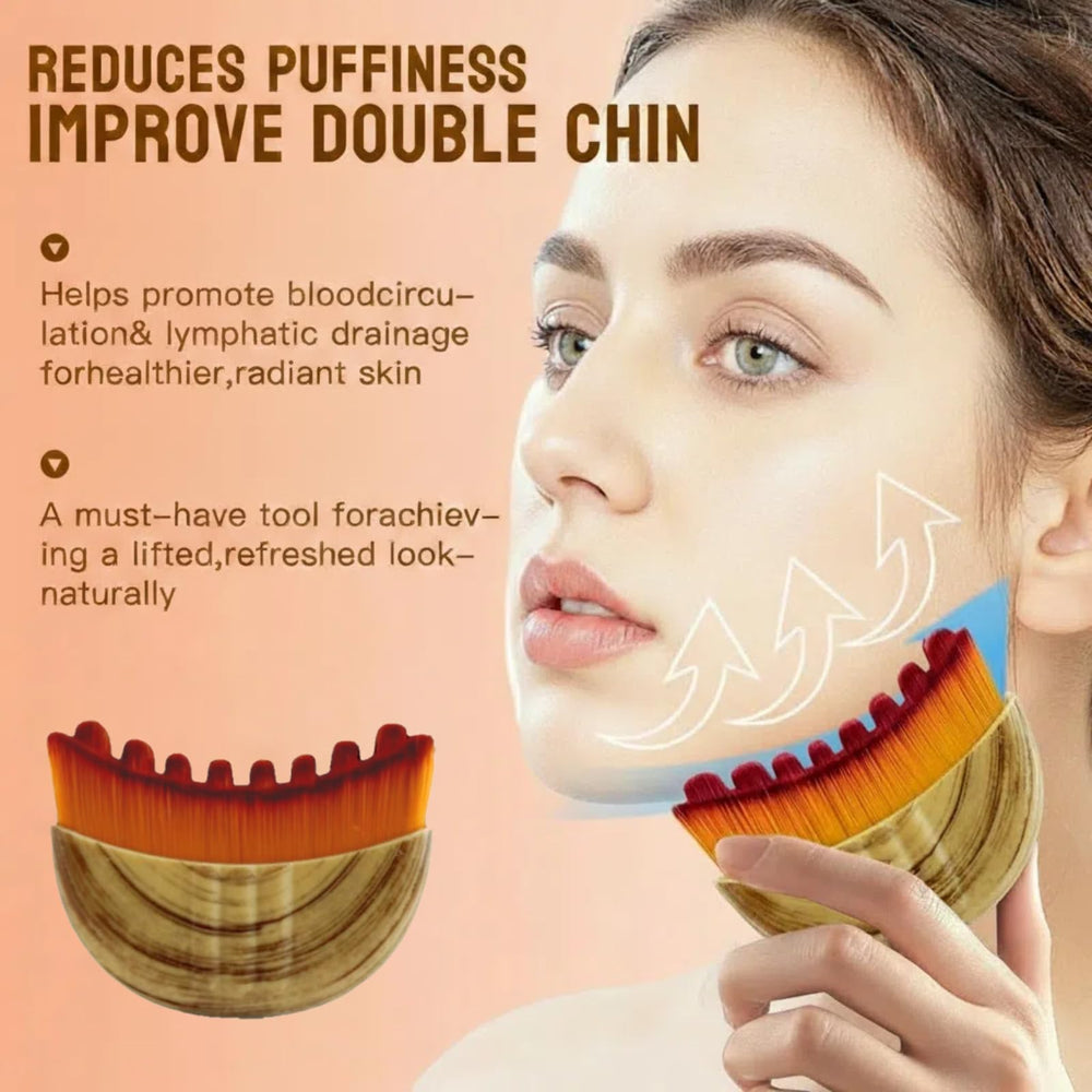 AAESG brosse visage douce adaptée peaux sensibles.