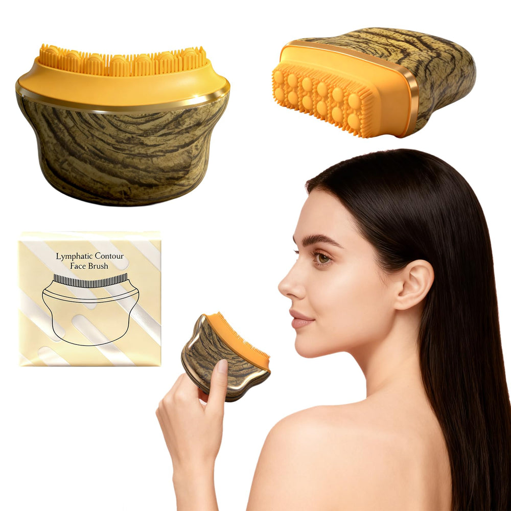 Brosse AAJP contour lymphatique visage pour drainage précis