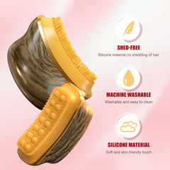 Brosse AAJP contour visage ergonomique pour routine quotidienne