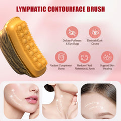 Brosse AAJP lymphatique visage menton pour définir l’ovale