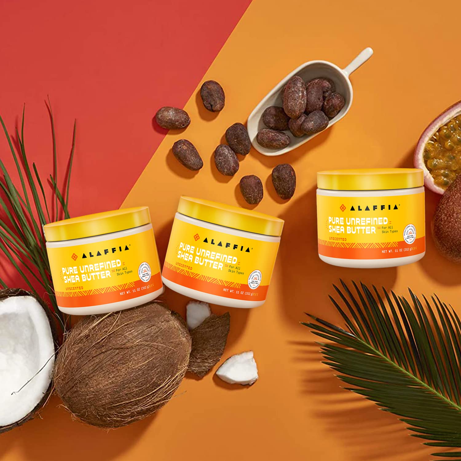 Beurre d'Alaffia EveryDay Shea, sans cruauté et sans parfum.