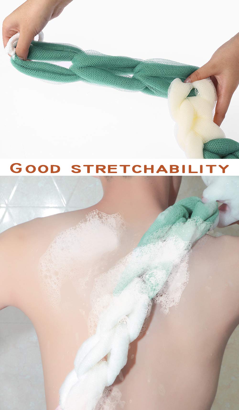 Éponges AARAINBOW aux couleurs variées pour une douche agréable.