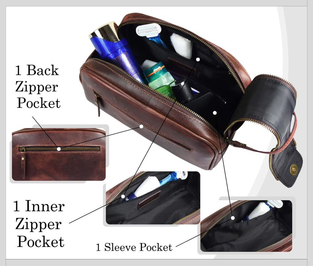 Aaron Leather Vendima Estilo: base avec points de protection pour stabilité.