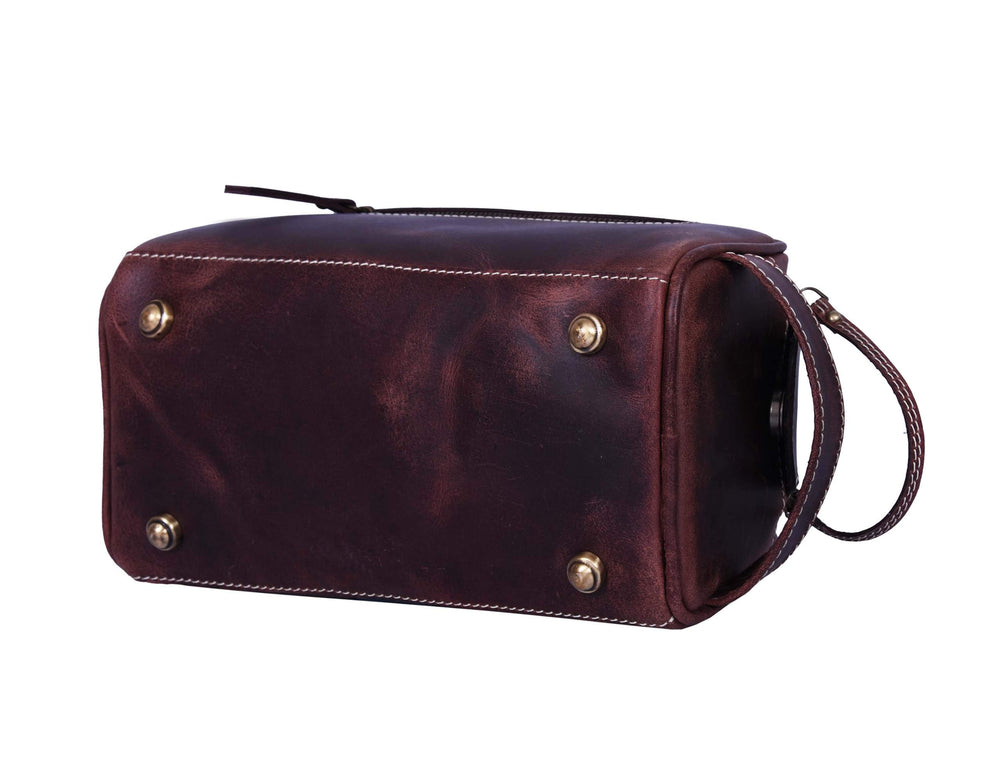 Aaron Leather Vendimia Estilo: dimensions compactes idéales pour bagage cabine.