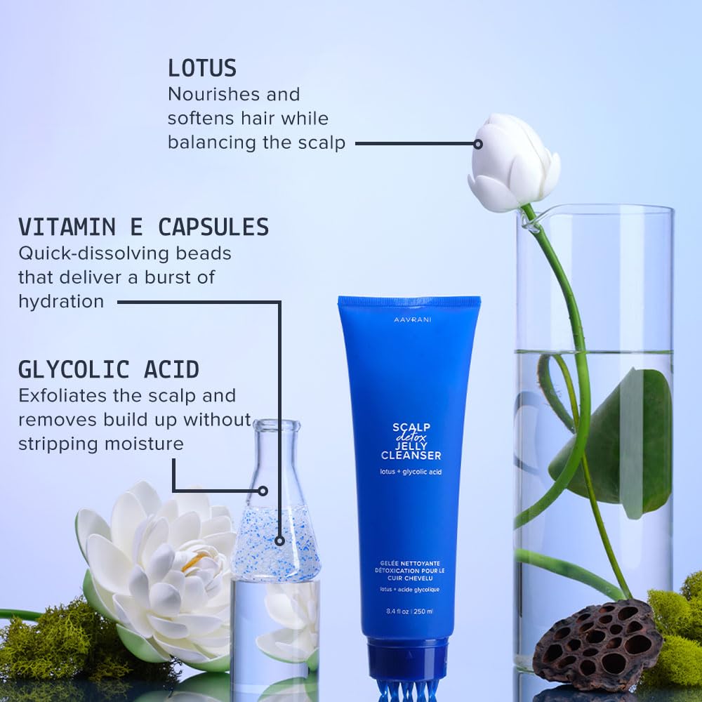 AAVRANI Formule végan sans sulfates, compatible avec les couleurs.