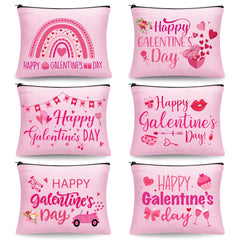 Abbylike sac maquillage Jour des Galentines – ensemble de six motifs pour assortir ses tenues et cadeaux.