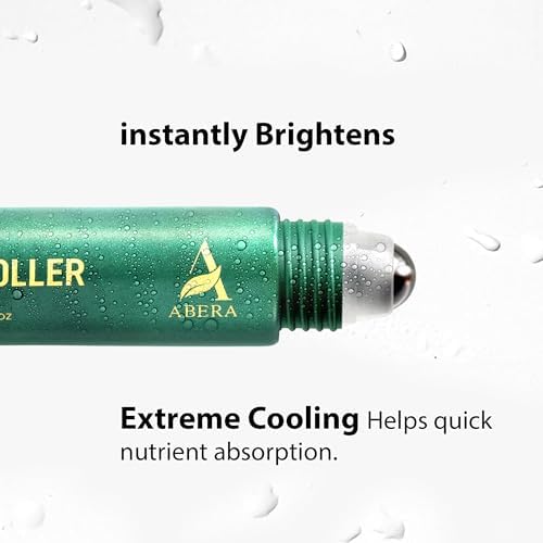 ABERA application rapide roll-on yeux, routine matin et soir.