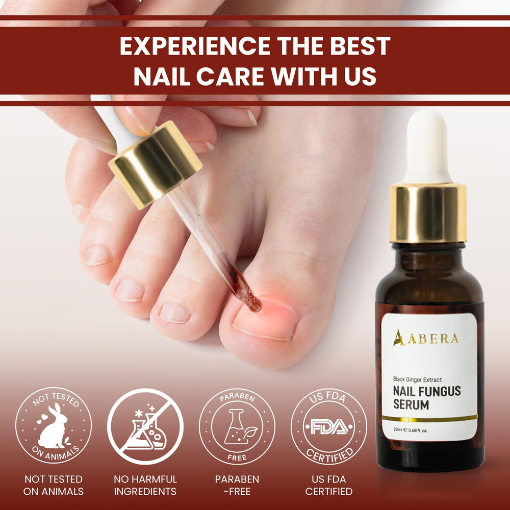 Application ABERA rapide, adaptée pour ongles des mains et des pieds.