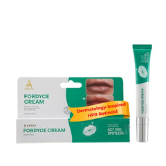 ABERA Fordyce Cream – flacon HPR, soin avancé des lèvres sensibles.