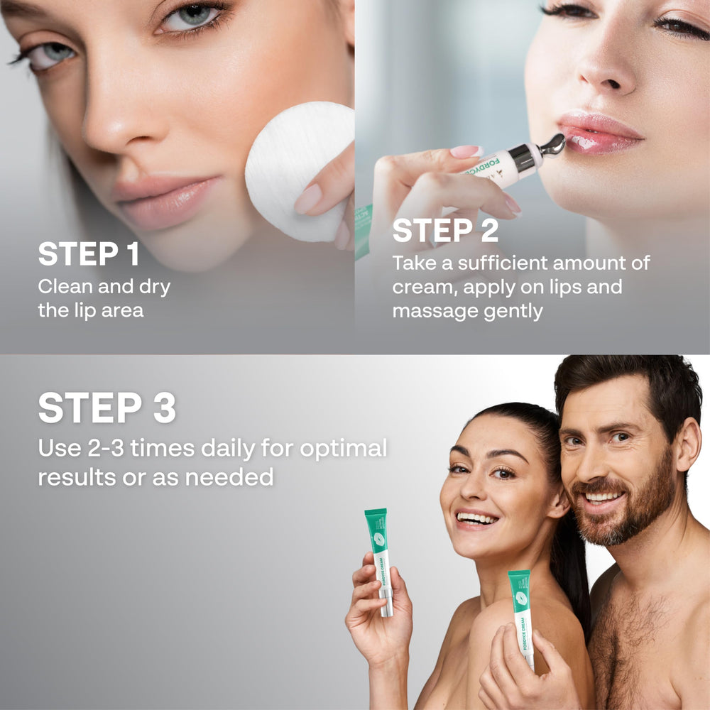 ABERA Fordyce Cream – formule douce adaptée aux peaux sensibles.