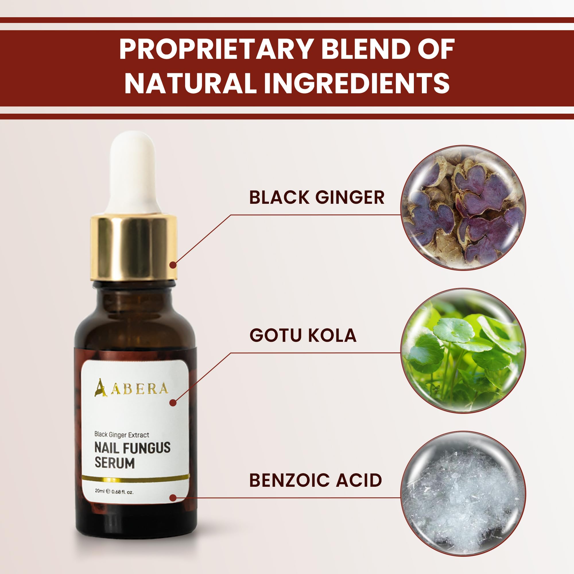 ABERA sérum absorption rapide, laisse les ongles frais et non gras.