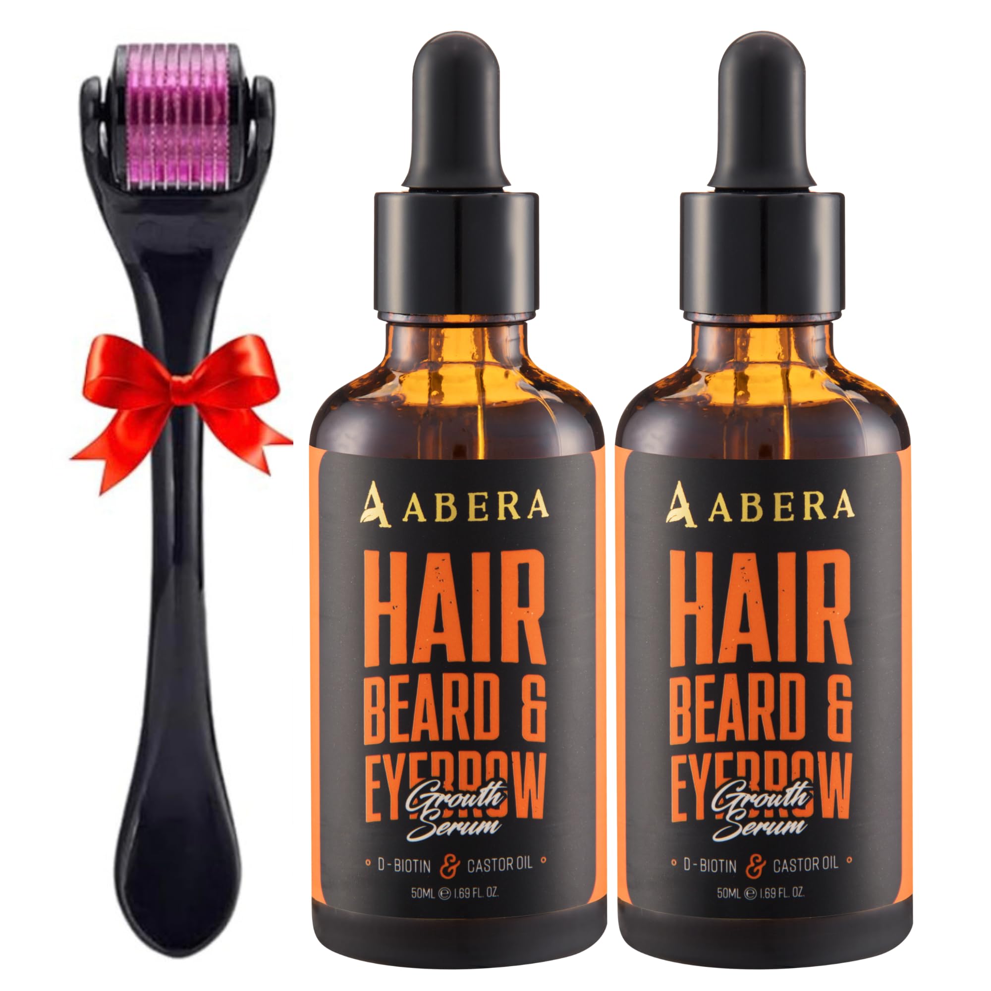 ABERA Sérum Croissance – Bouteille, stimule la pousse et donne du volume.