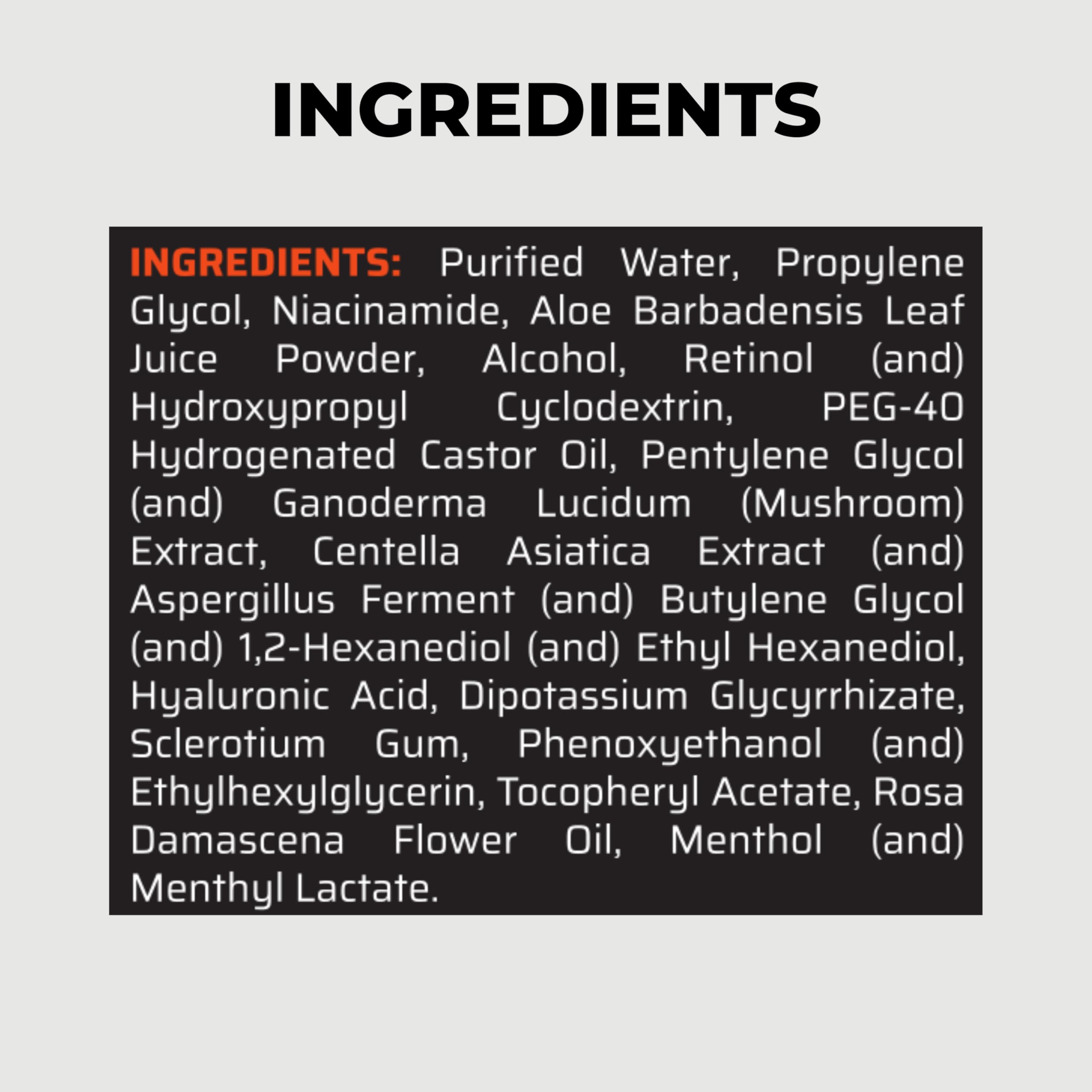 ABERA Sérum Rétinol — soin autour des yeux pour réduire les poches.
