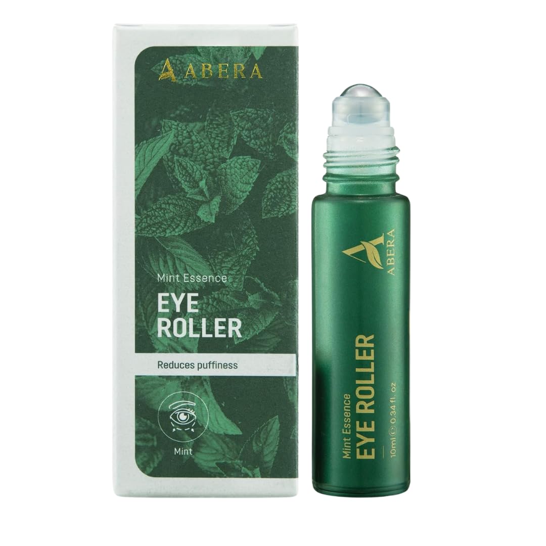 ABERA roll-on yeux menthe rafraîchissant réduit les poches.