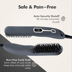Aberlite EDC – dents anti-scald pour lisser près des racines sans brûlure.