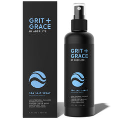 Aberlite Grit+Grace : bouteille spray prête à l’emploi pour texture et volume immédiats.
