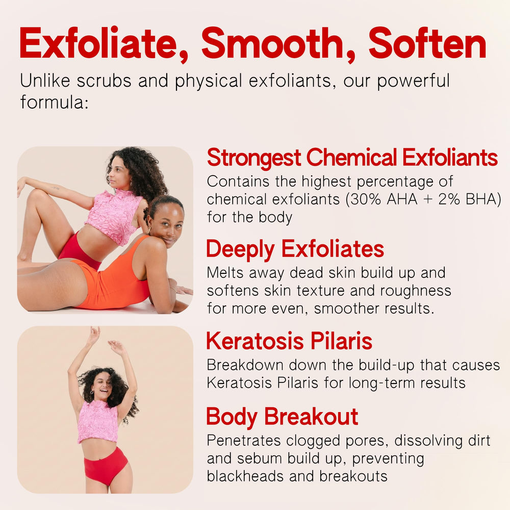 Masque pré-douche ABI AME en application pratique pour exfolier efficacement.