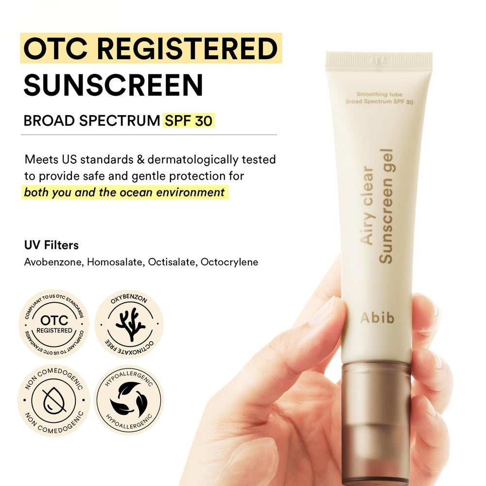 Abib sunscreen refines pores and texture for smoother skin