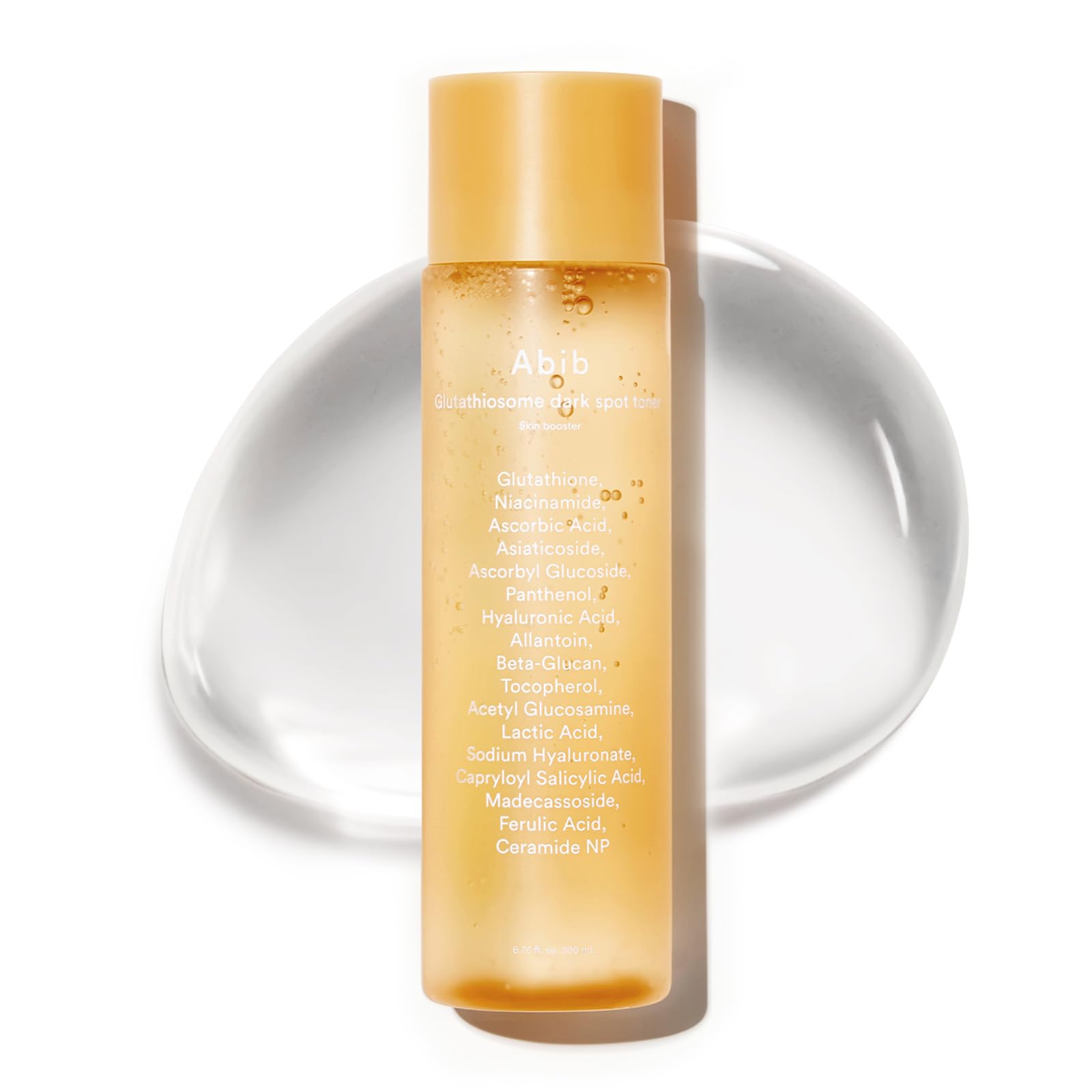 Tonique Abib Glutathiosome dans la bouteille, prête à hydrater et éclairer la peau.