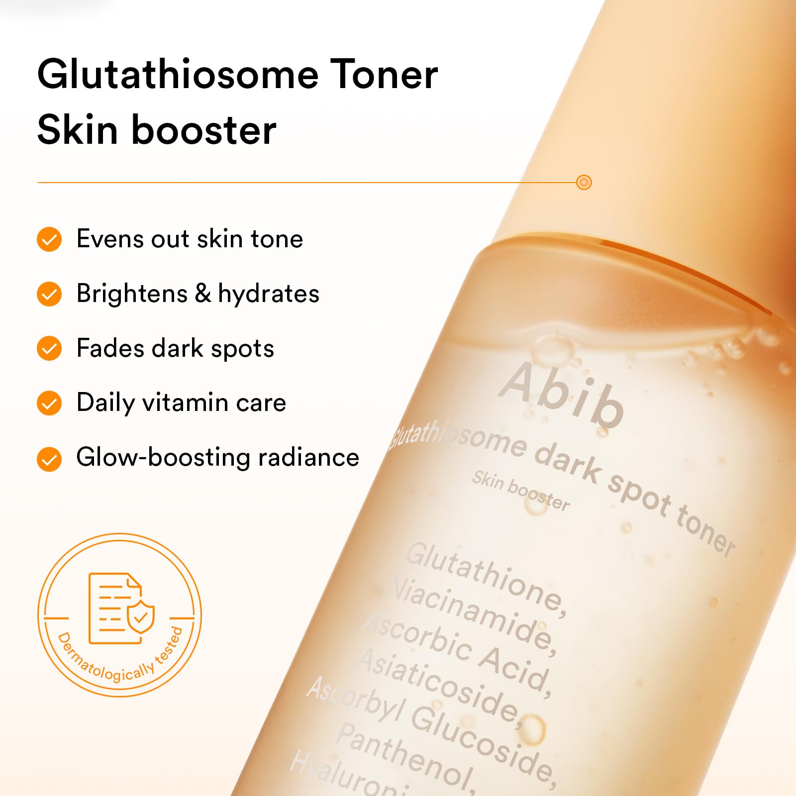 Pompe int53gre9e facilite l9application du tonique Abib Glutathiosome.