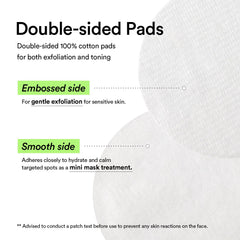Abib Heartleaf Spot Pad exfoliation-douce révèle une peau plus lisse sans tiraillement.