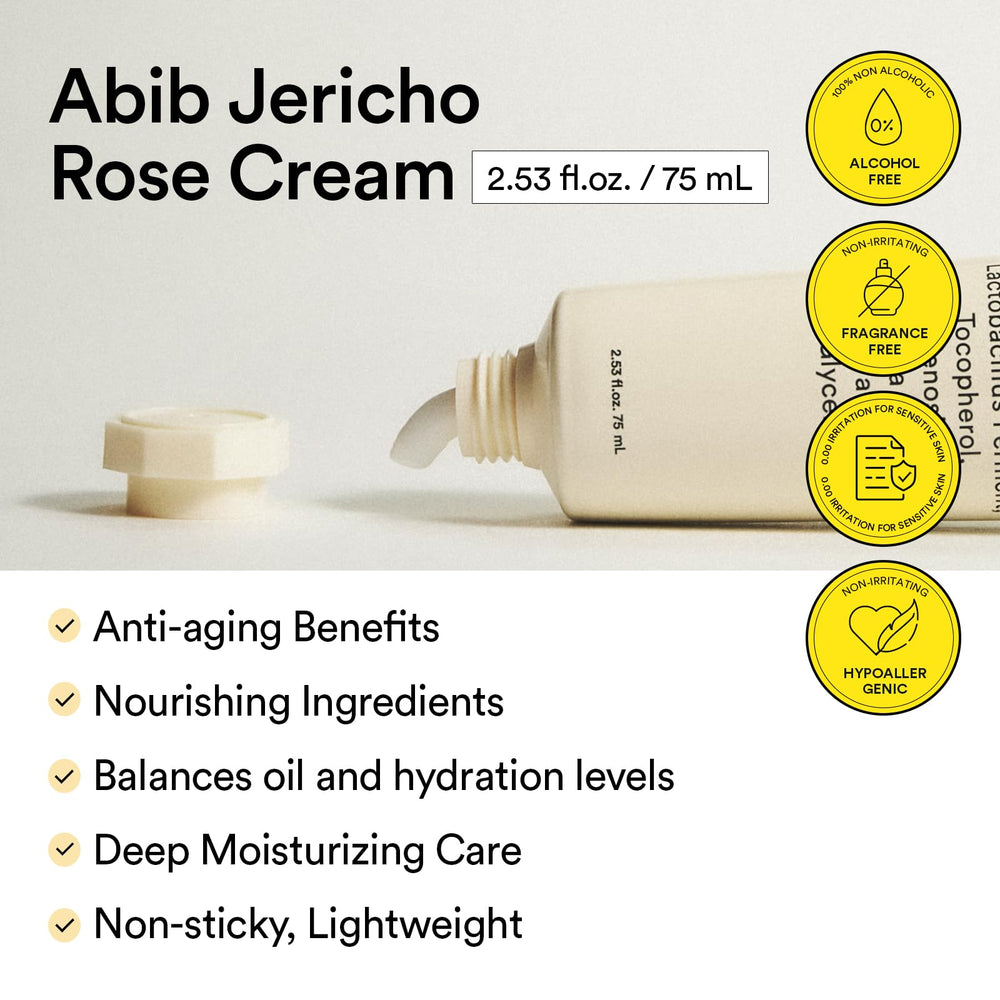 Abib Jericho Rose Cream 75ml – texture crème riche et onctueuse