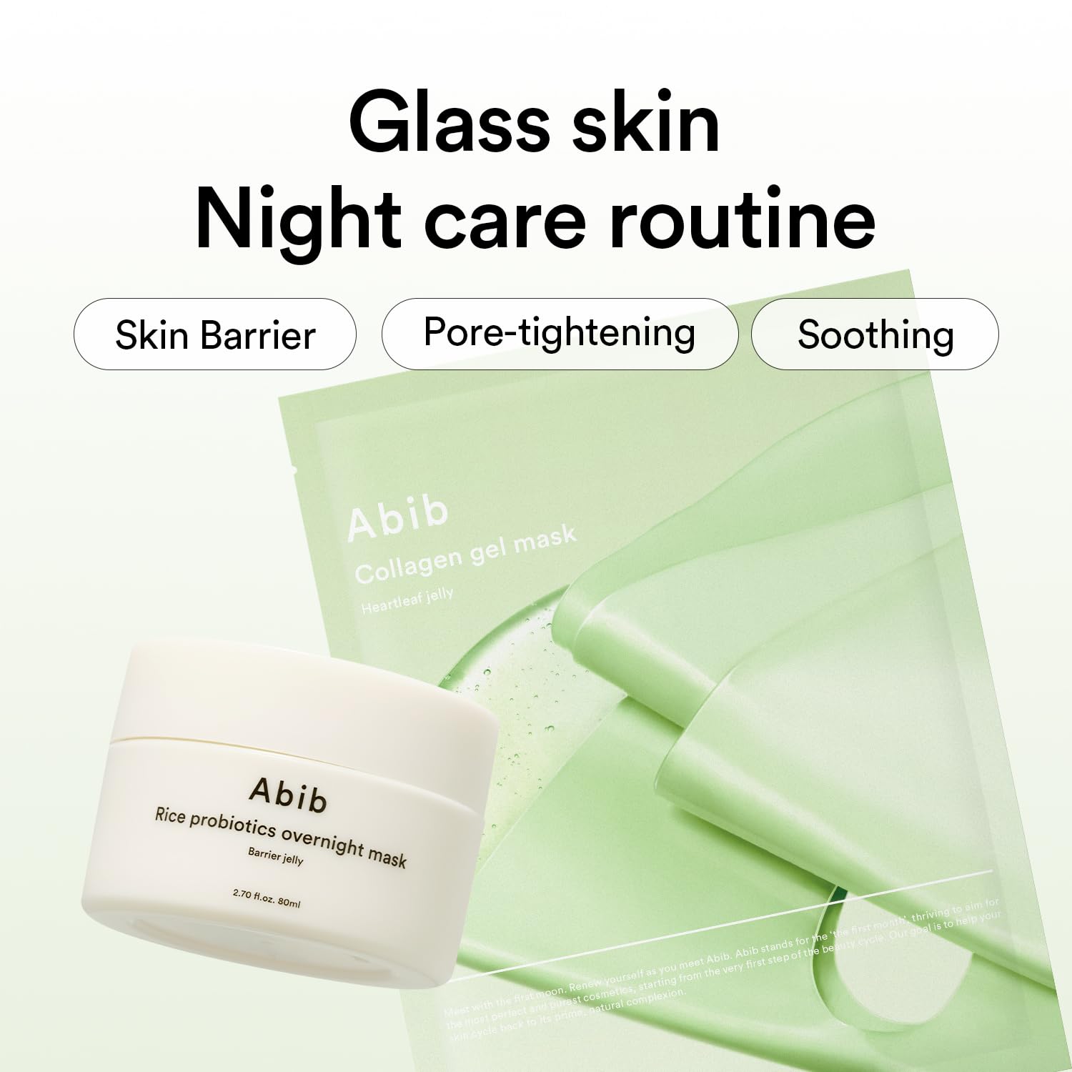Masque Abib application rapide facilitant la routine soin.