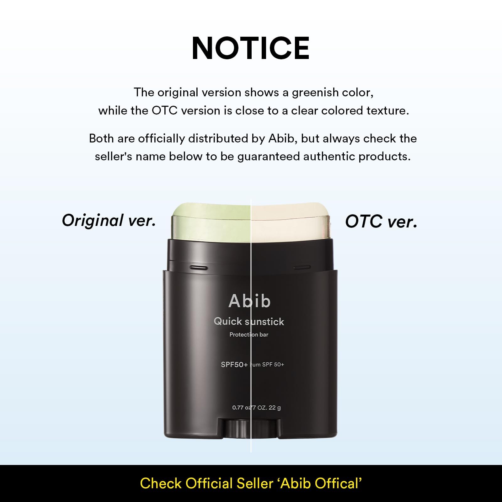 Abib Quick Sunstick Protection Bar parfait pour les activités en plein air